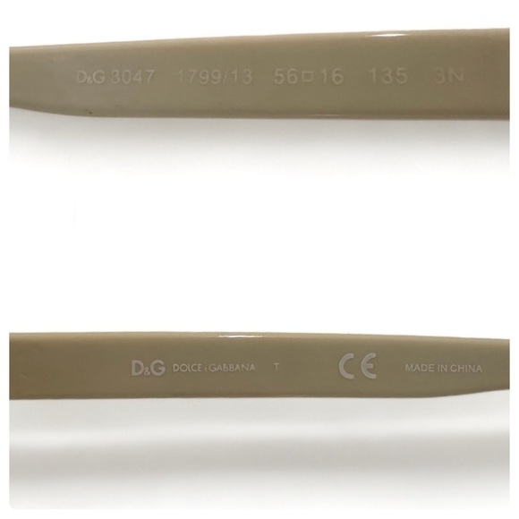 Dolce & Gabbana sunglasses (beige frame) - Picture 6 of 8